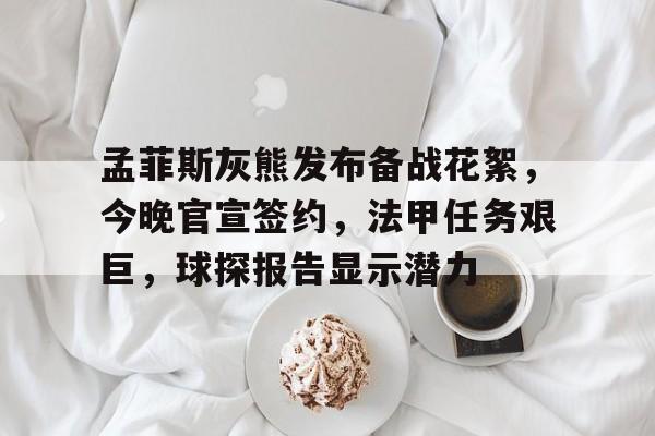 孟菲斯灰熊发布备战花絮，今晚官宣签约，法甲任务艰巨，球探报告显示潜力